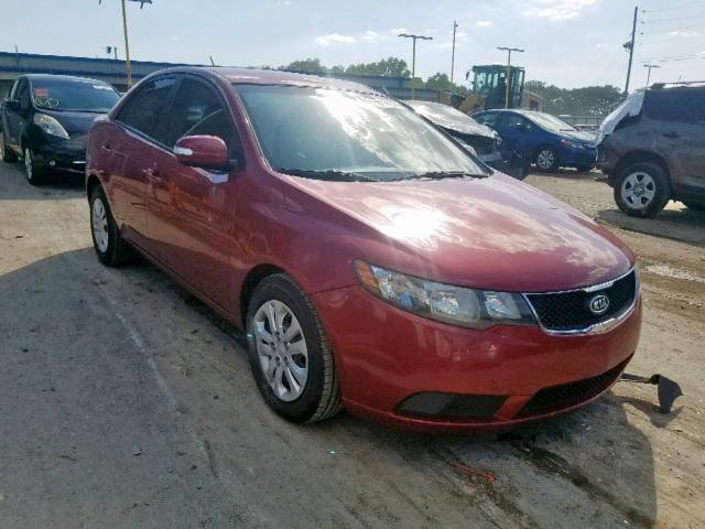 KNAFU4A20A5055622 - 2010 KIA FORTE EX RED photo 1