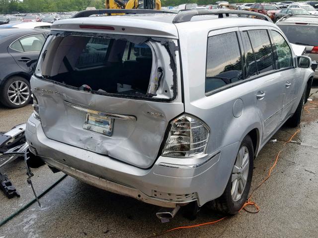 4JGBF22E27A224513 - 2007 MERCEDES-BENZ GL 320 CDI SILVER photo 4