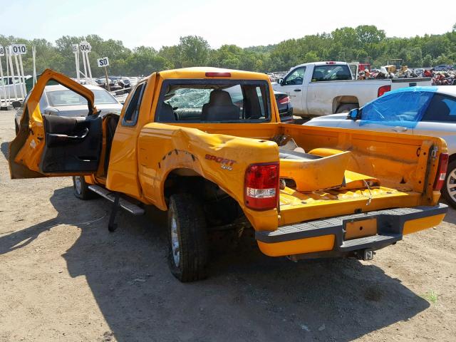 1FTZR45E99PA22155 - 2009 FORD RANGER SUP YELLOW photo 3