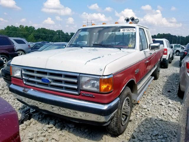 1FTHX25M8JKA19648 - 1988 FORD F250 TWO TONE photo 2