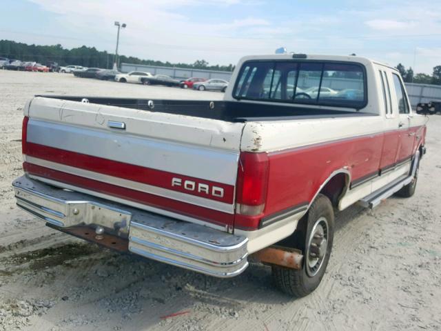 1FTHX25M8JKA19648 - 1988 FORD F250 TWO TONE photo 4