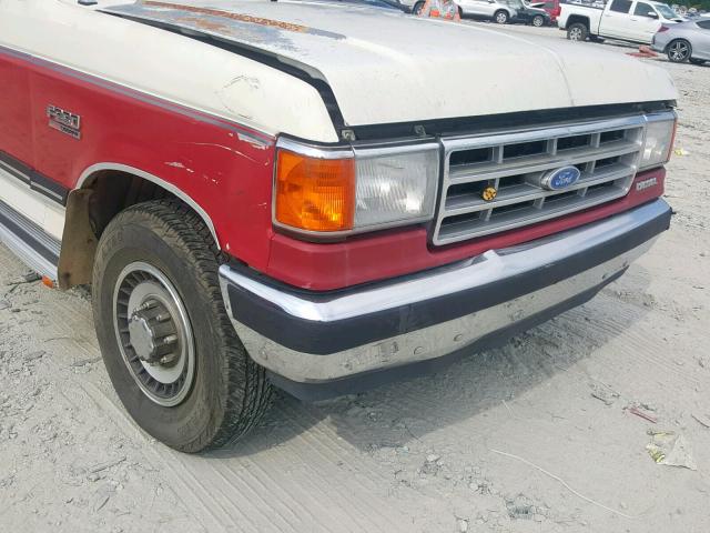 1FTHX25M8JKA19648 - 1988 FORD F250 TWO TONE photo 9