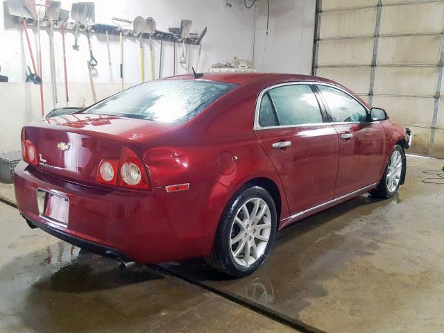 1G1ZE5E73AF324109 - 2010 CHEVROLET MALIBU LTZ წითელი ფოტო 4