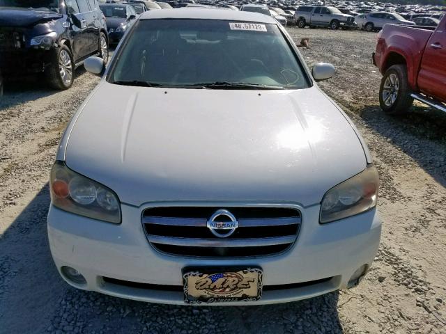 JN1DA31D82T426024 - 2002 NISSAN MAXIMA GLE WHITE photo 9