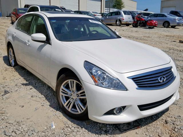 JN1CV6AR2BM353644 - 2011 INFINITI G37 WHITE photo 1