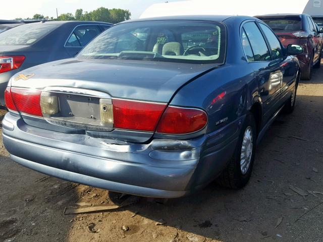 1G4HP54K924224592 - 2002 BUICK LESABRE CU BLUE photo 4