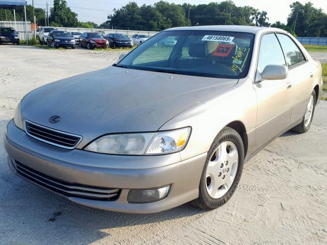 JT8BF28G6Y0272857 - 2000 LEXUS ES 300 BEIGE photo 2