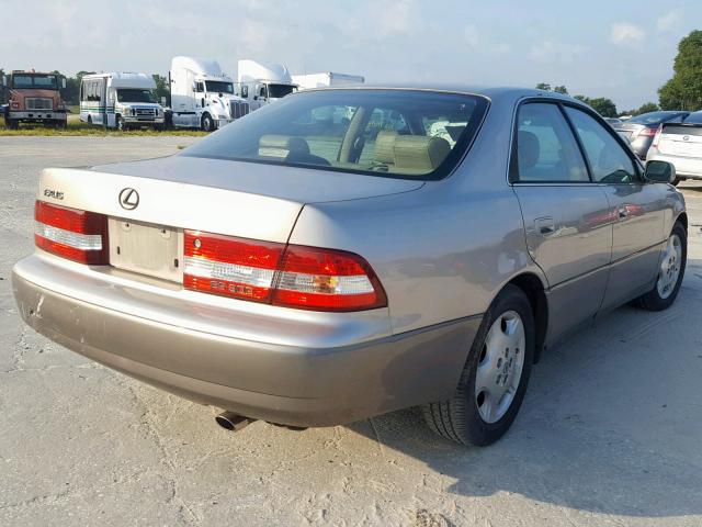 JT8BF28G6Y0272857 - 2000 LEXUS ES 300 BEIGE photo 4