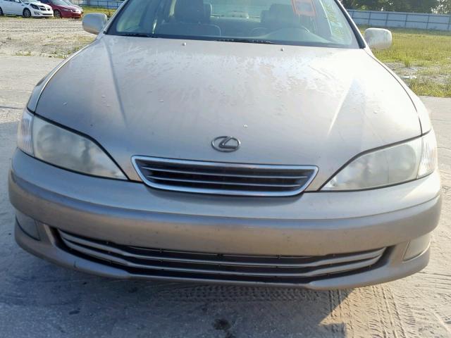 JT8BF28G6Y0272857 - 2000 LEXUS ES 300 BEIGE photo 9