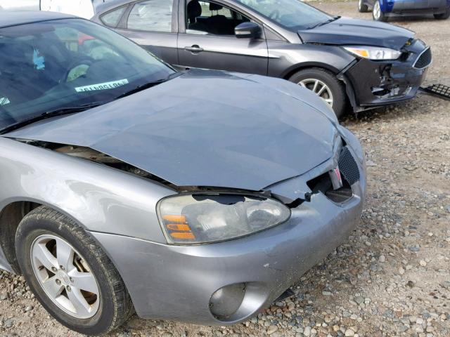 2G2WP552871123433 - 2007 PONTIAC GRAND PRIX GRAY photo 9