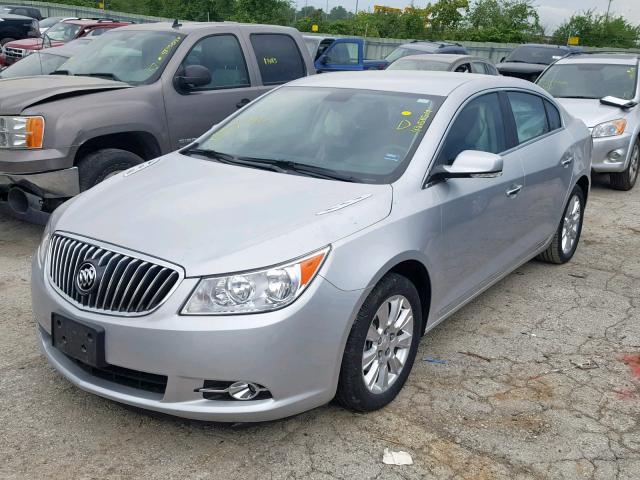 1G4GC5ER6DF325177 - 2013 BUICK LACROSSE SILVER photo 2