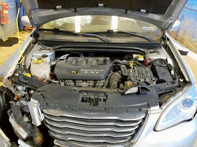 1C3BC4FB6BN522867 - 2011 CHRYSLER 200 LX SILVER photo 7