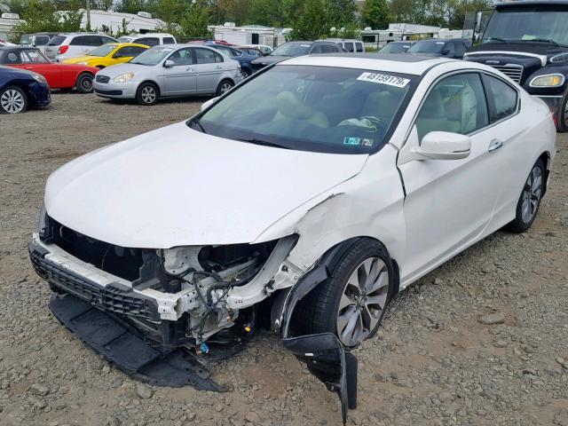 1HGCT1B80DA022790 - 2013 HONDA ACCORD EXL WHITE photo 2