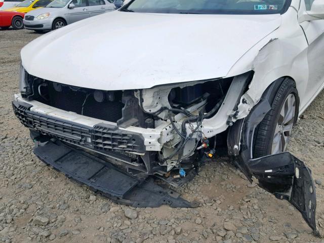 1HGCT1B80DA022790 - 2013 HONDA ACCORD EXL WHITE photo 9