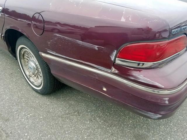 2FALP74W5RX148200 - 1994 FORD CROWN VICT MAROON photo 9