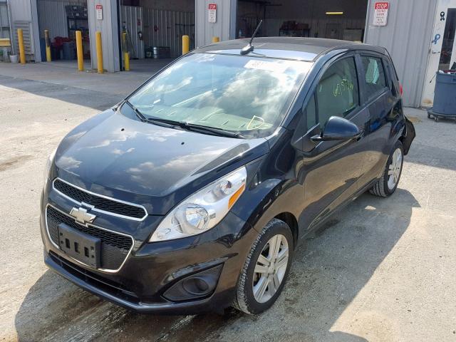 KL8CB6S9XEC461646 - 2014 CHEVROLET SPARK LS BLACK photo 2