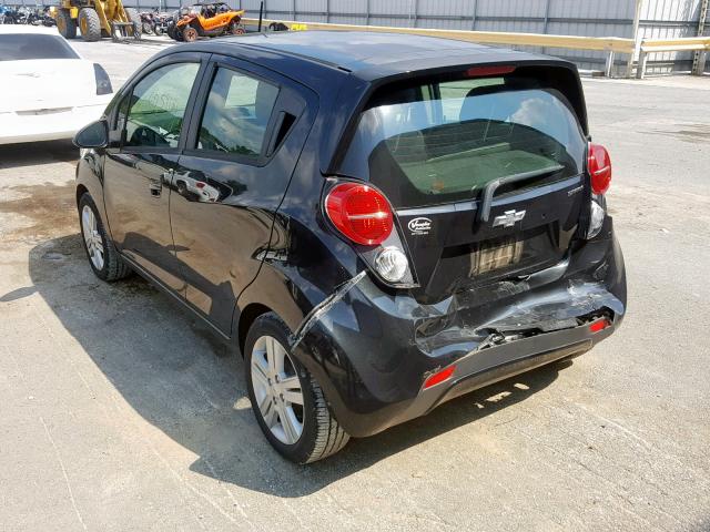 KL8CB6S9XEC461646 - 2014 CHEVROLET SPARK LS BLACK photo 3