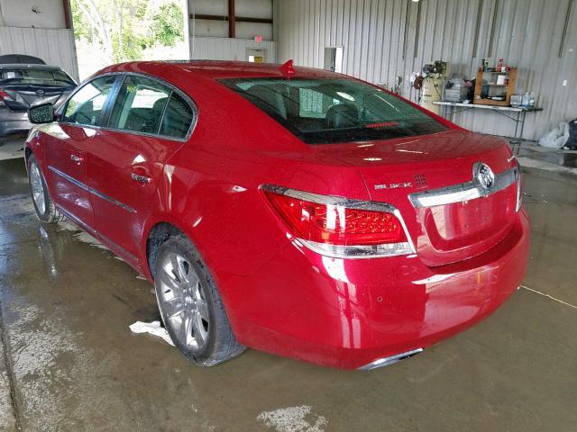 1G4GD5E36CF327566 - 2012 BUICK LACROSSE P RED photo 3