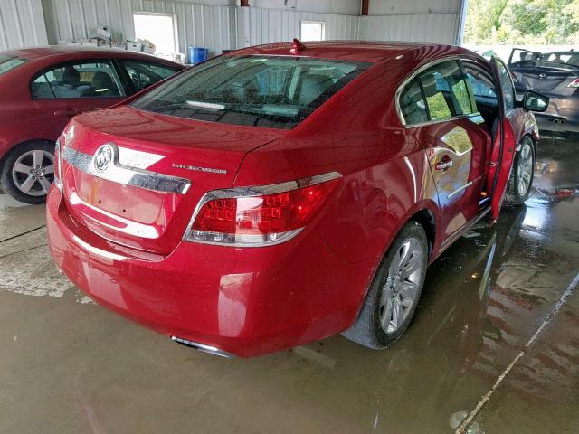 1G4GD5E36CF327566 - 2012 BUICK LACROSSE P RED photo 4