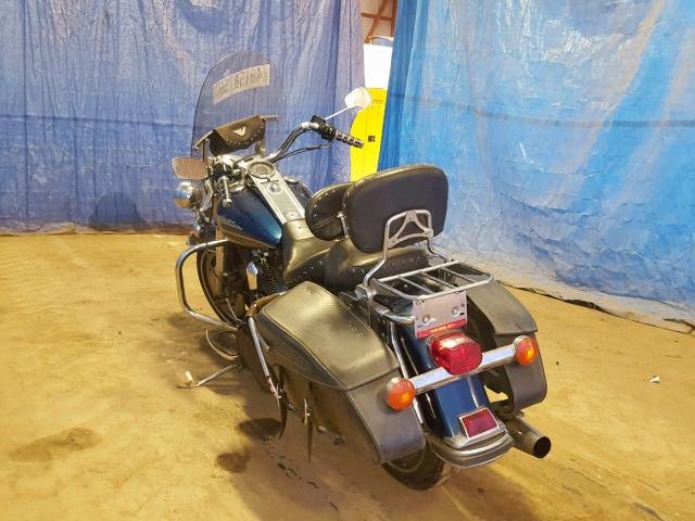 1HD1FDL13WY626276 - 1998 HARLEY-DAVIDSON FLHR BLUE photo 3