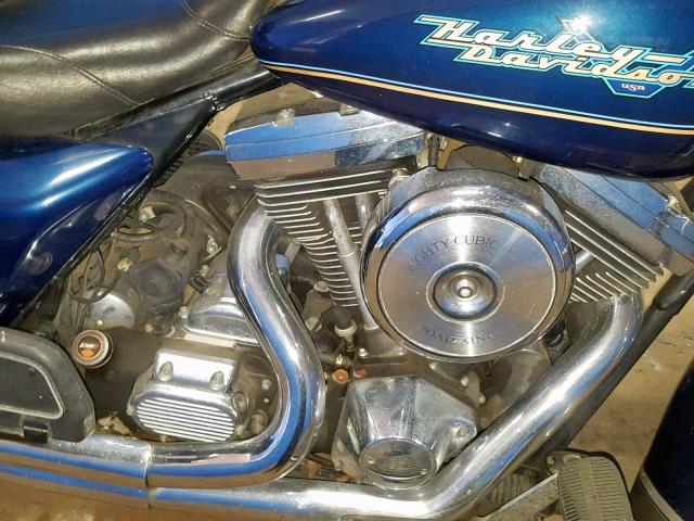 1HD1FDL13WY626276 - 1998 HARLEY-DAVIDSON FLHR BLUE photo 7