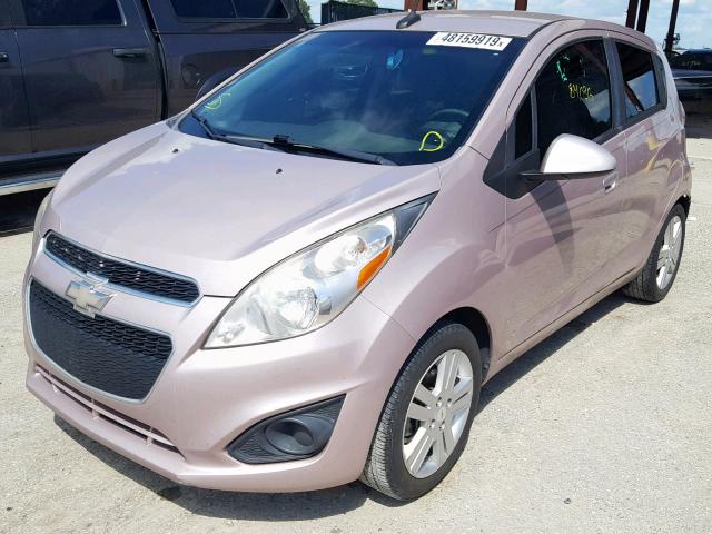 KL8CB6S92DC583903 - 2013 CHEVROLET SPARK LS PINK photo 2