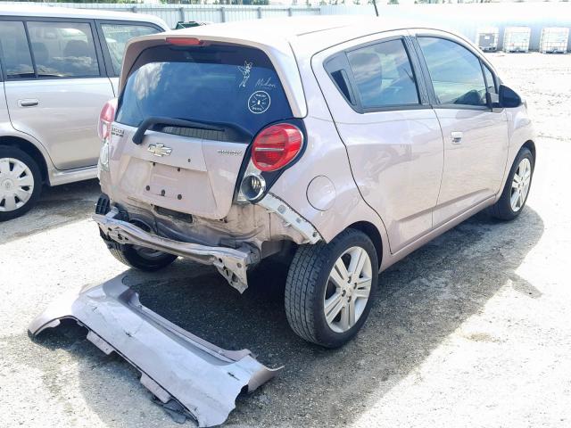 KL8CB6S92DC583903 - 2013 CHEVROLET SPARK LS PINK photo 4