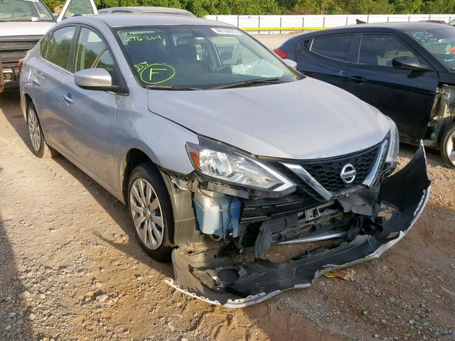 3N1AB7AP4GY276364 - 2016 NISSAN SENTRA S SILVER photo 1