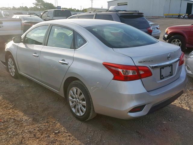 3N1AB7AP4GY276364 - 2016 NISSAN SENTRA S SILVER photo 3