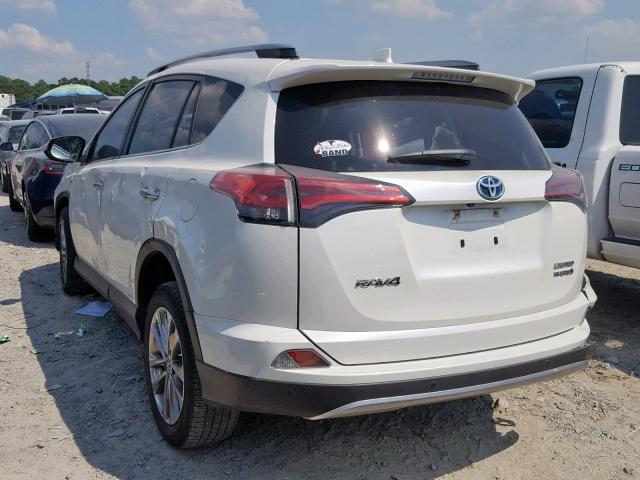 JTMDJREV6HD151971 - 2017 TOYOTA RAV4 HV LI WHITE photo 3