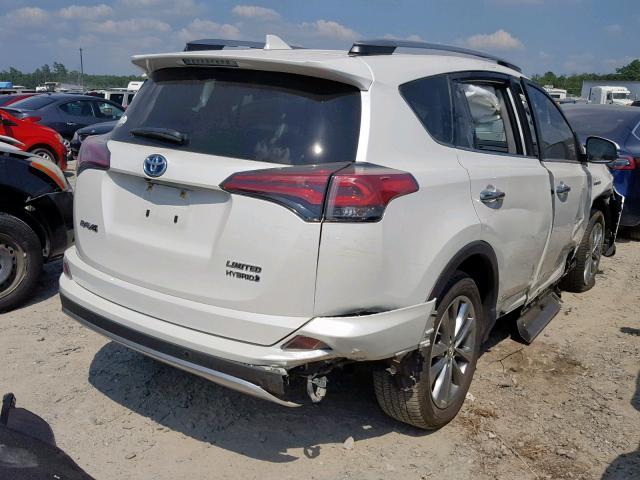 JTMDJREV6HD151971 - 2017 TOYOTA RAV4 HV LI WHITE photo 4