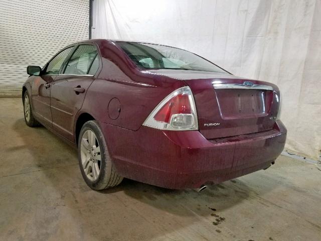 3FAHP08126R151349 - 2006 FORD FUSION SEL RED photo 3