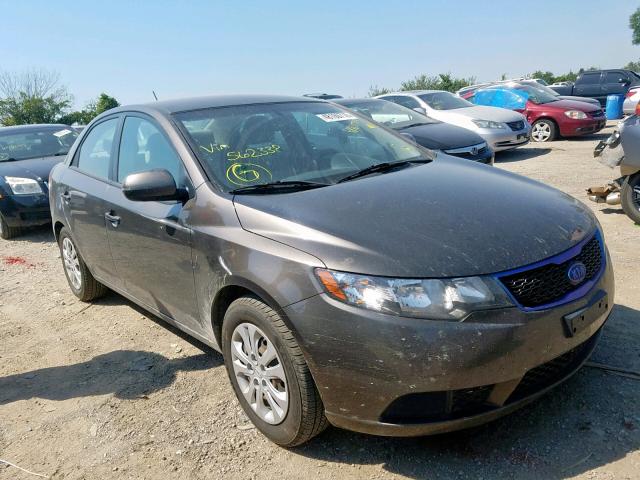 KNAFU4A23C5562338 - 2012 KIA FORTE EX GRAY photo 1