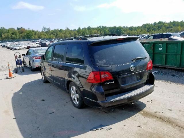 2V8HW34179R549773 - 2009 VOLKSWAGEN ROUTAN SE BLACK photo 3