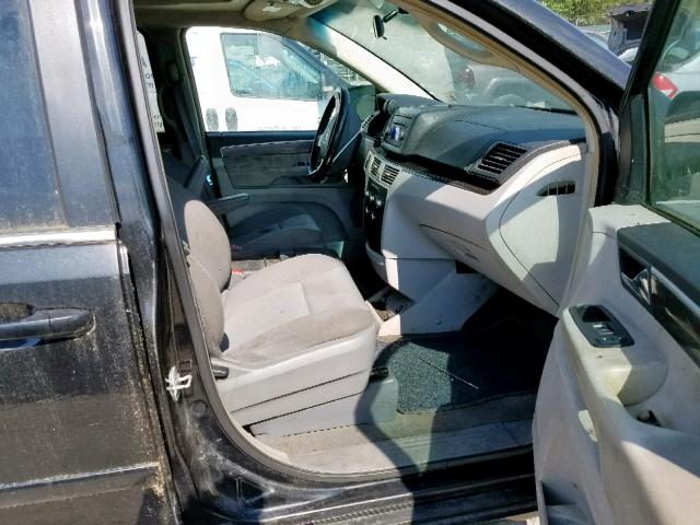 2V8HW34179R549773 - 2009 VOLKSWAGEN ROUTAN SE BLACK photo 5