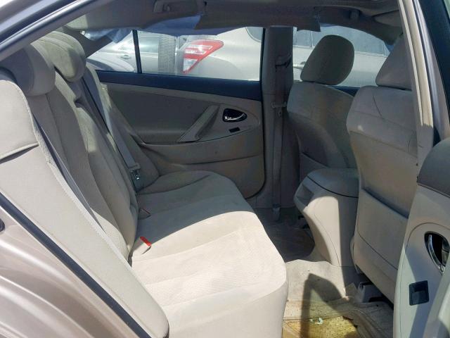 4T4BE46K09R130622 - 2009 TOYOTA CAMRY BASE GOLD photo 6