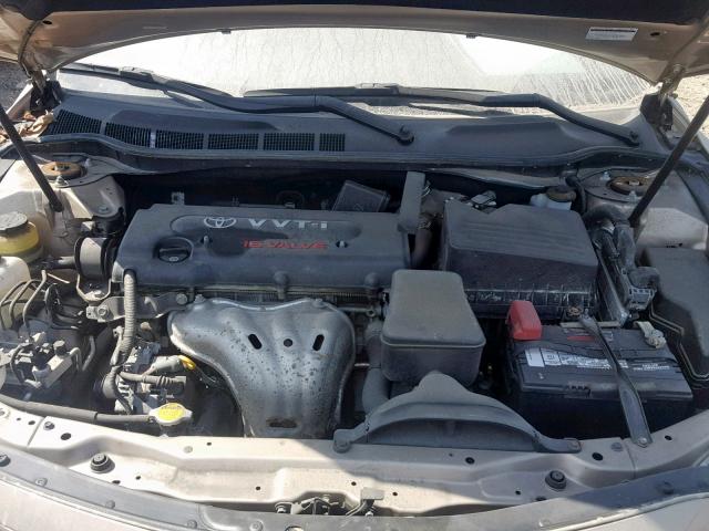 4T4BE46K09R130622 - 2009 TOYOTA CAMRY BASE GOLD photo 7