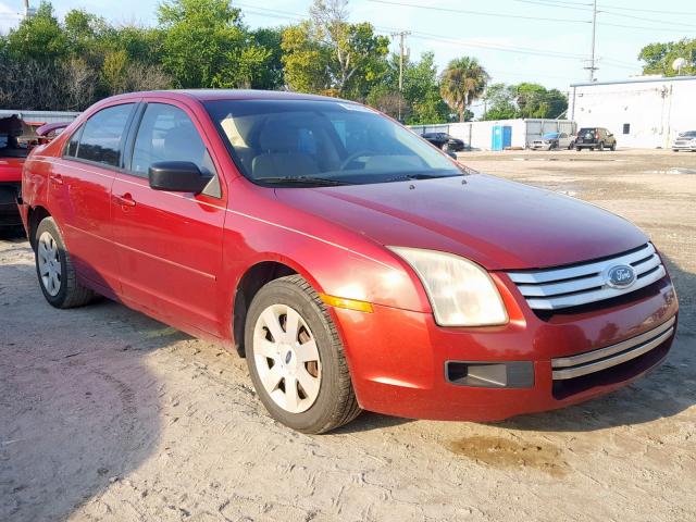3FAHP06Z67R148187 - 2007 FORD FUSION S RED photo 1