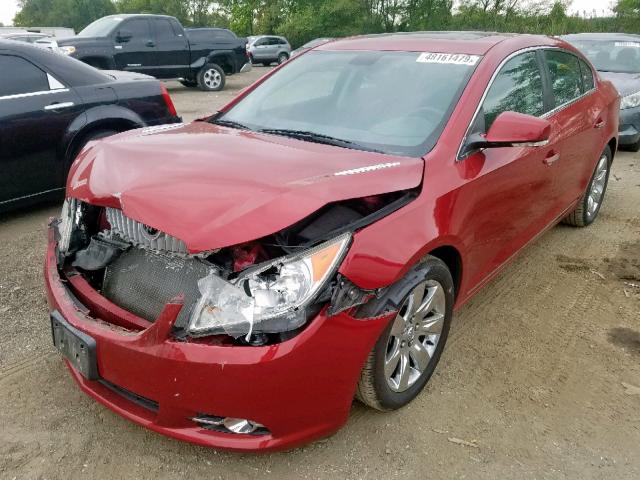 1G4GF5E35CF248433 - 2012 BUICK LACROSSE P RED photo 2