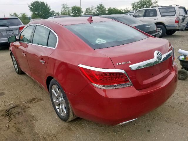 1G4GF5E35CF248433 - 2012 BUICK LACROSSE P RED photo 3