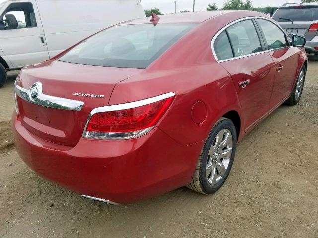 1G4GF5E35CF248433 - 2012 BUICK LACROSSE P RED photo 4