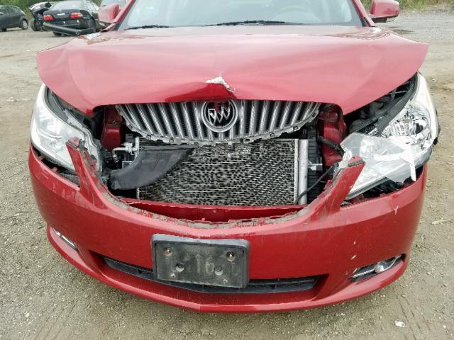 1G4GF5E35CF248433 - 2012 BUICK LACROSSE P RED photo 9