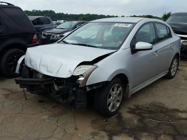 3N1AB6AP6CL642911 - 2012 NISSAN SENTRA 2.0 SILVER photo 2