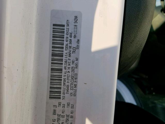 3C6TRVCGXGE112029 - 2016 RAM PROMASTER 白色 照片 10