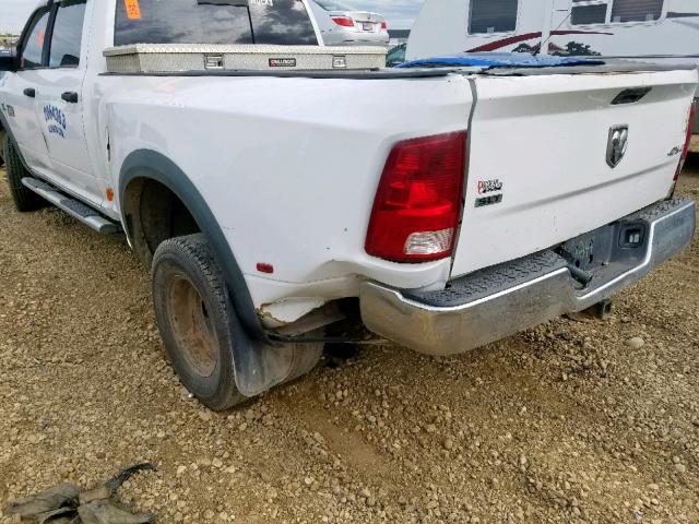 3D73Y4CL0BG560821 - 2011 DODGE RAM 3500 WHITE photo 9