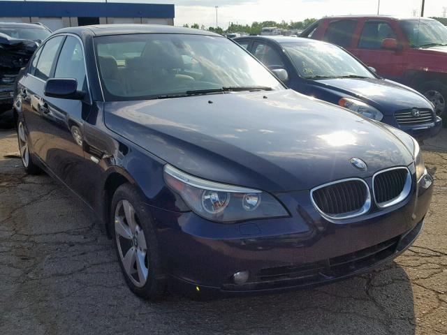 WBANF33586CS34470 - 2006 BMW 525 XI BLUE photo 1