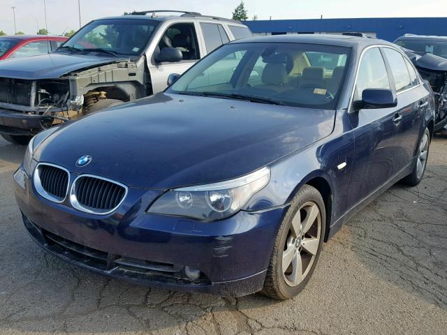 WBANF33586CS34470 - 2006 BMW 525 XI BLUE photo 2