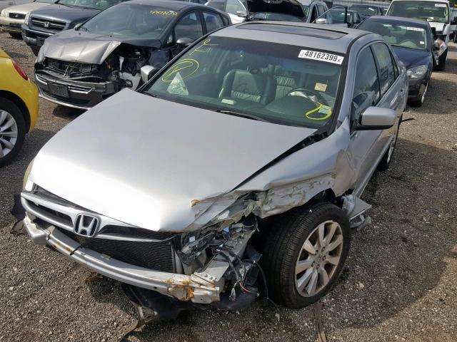 1HGCM66597A037075 - 2007 HONDA ACCORD EX SILVER photo 2