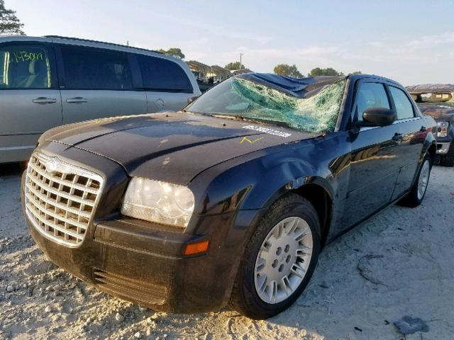 2C3JA43R75H629913 - 2005 CHRYSLER 300 BLACK photo 2