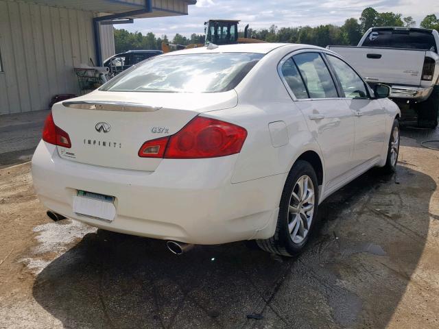 JNKCV61F29M353297 - 2009 INFINITI G37 WHITE photo 4